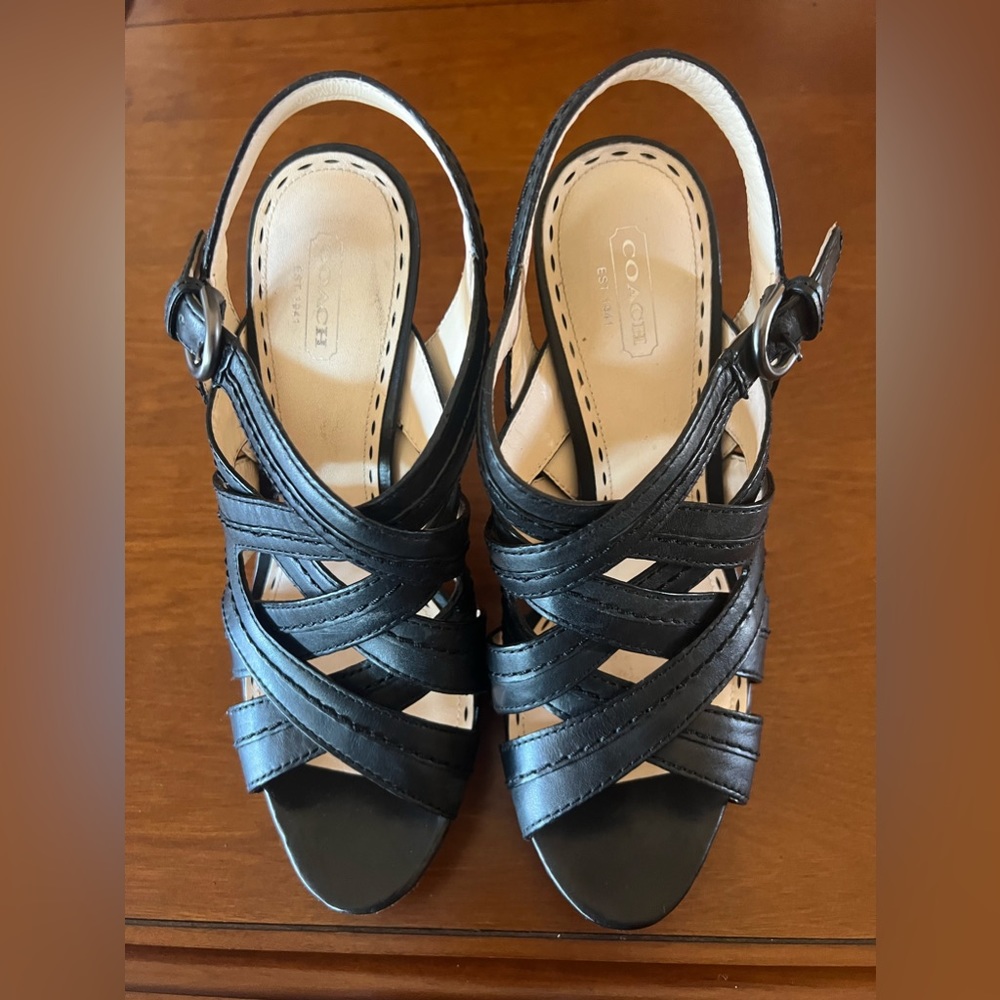 Coach Sandal - Never worn.